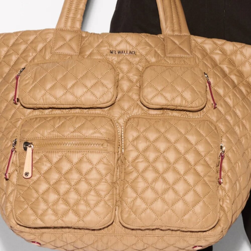 **NWT** MZ Wallace Caramel Large Metro Travel Tote -Stylish & Spacious!